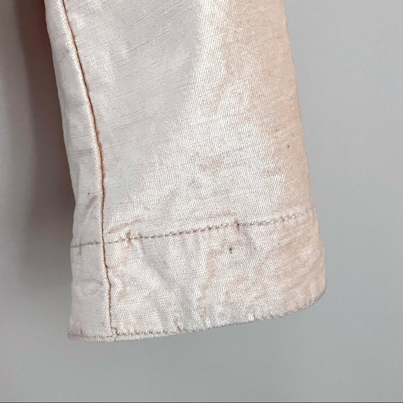 Anthropologie Pilcro & The Letterpress Pink Button Up Velvet Jacket XS - Picture 7 of 14